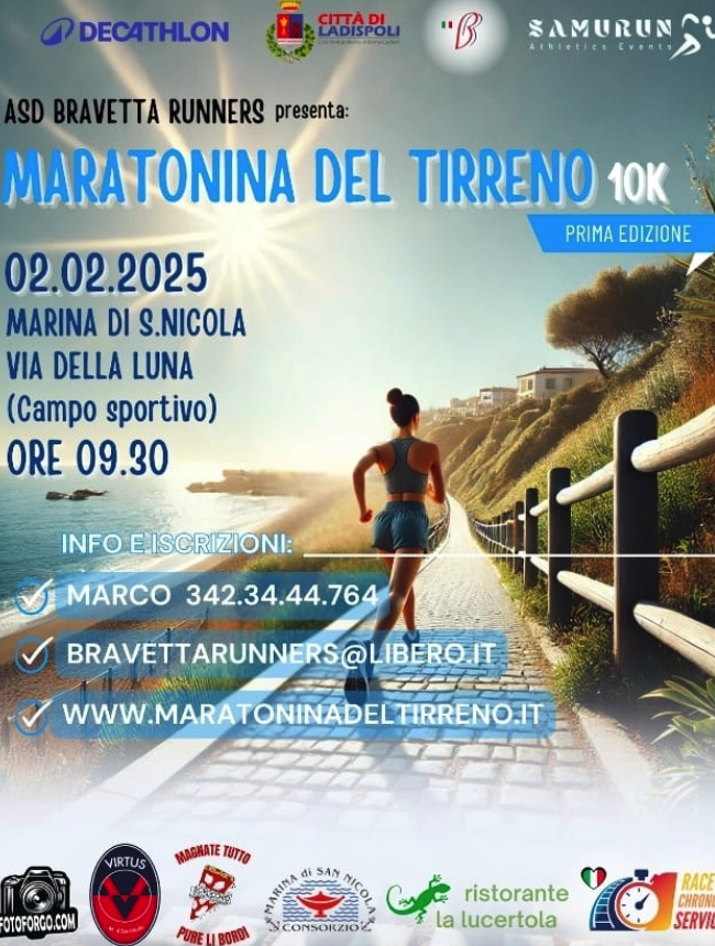 RISULTATI Maratonina del Tirreno 2025
